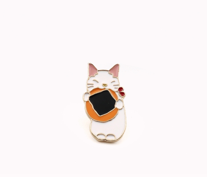 Korean Cute Cat Brooch - Cartoon Style Pin Accessories