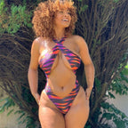 2020 New Sexy Cross One-Piece Bikini for Women