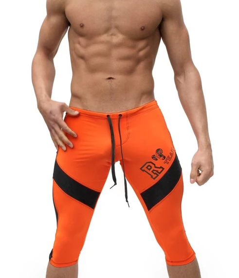 Men's 3/4 Compression Fitness Tights
