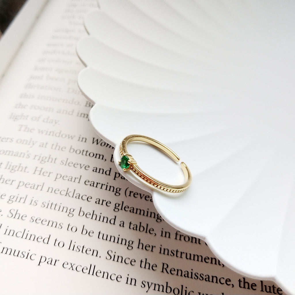 Korean Silver Cat Ring for Women (Joint Decor)