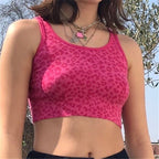 2020 Women's Fashion Summer Sports Tank Top with Leopard Print