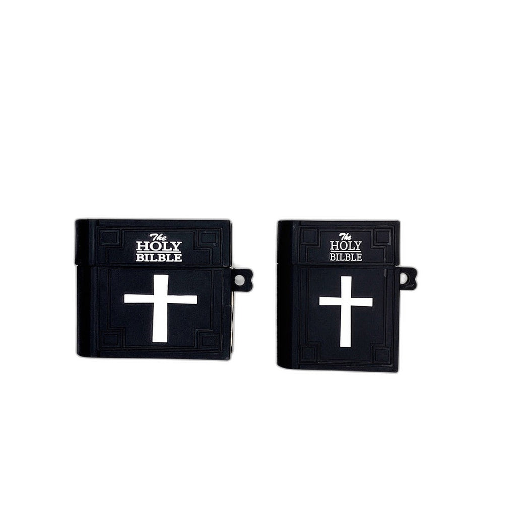 3D Bible Design Wireless Earbuds Protective Case - Christian Christmas Gift - Standard 1/2/3