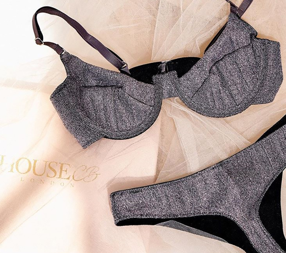Glitter Underwire Bikini Set