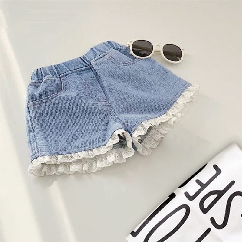 Trendy Girls' Denim Shorts for Summer Fashion (8+)