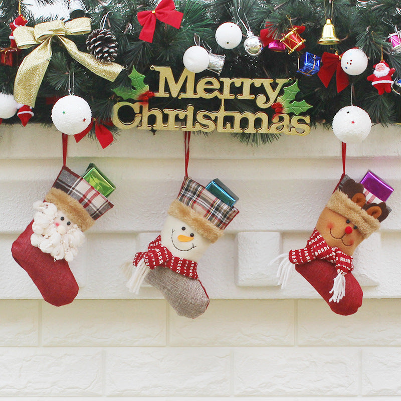 Christmas Stocking Gift Bag and Tree Decorations | Holiday Decor