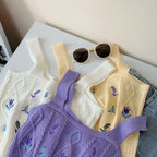 2020 Summer Stylish Short Knit Tank Top for Women