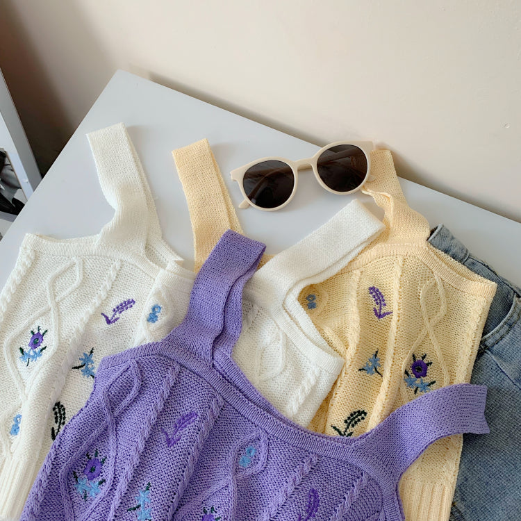 2020 Summer Stylish Short Knit Tank Top for Women
