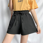 High-Waisted Women's Summer Shorts - Loose A-Line Style