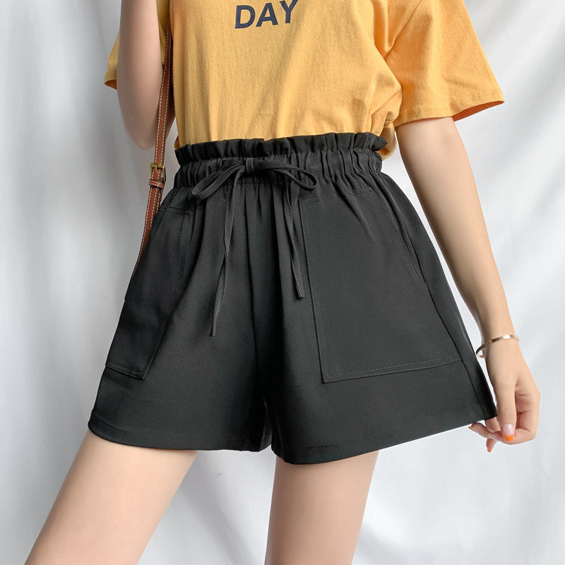 High-Waisted Women's Summer Shorts - Loose A-Line Style