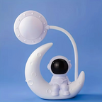Moon Astronaut LED Nightlight - Creative Bedroom Desk Lamp
