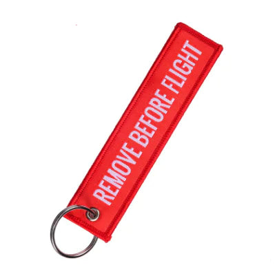 1PC Colorful Aviation Gift Keychain Remove Before Flight | Accessory