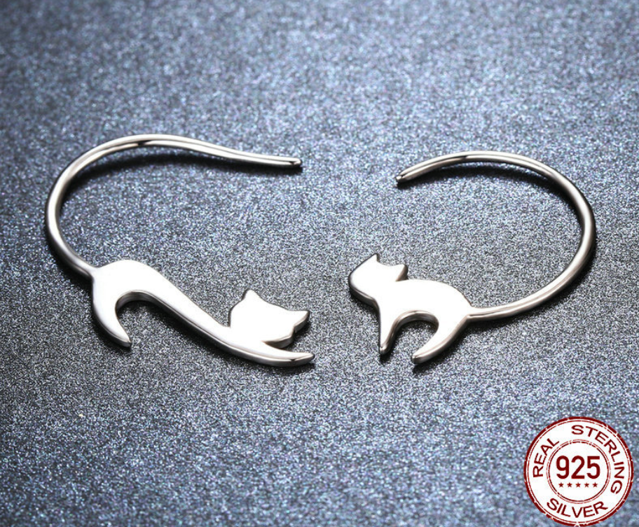 Cat Ear Stud Earrings