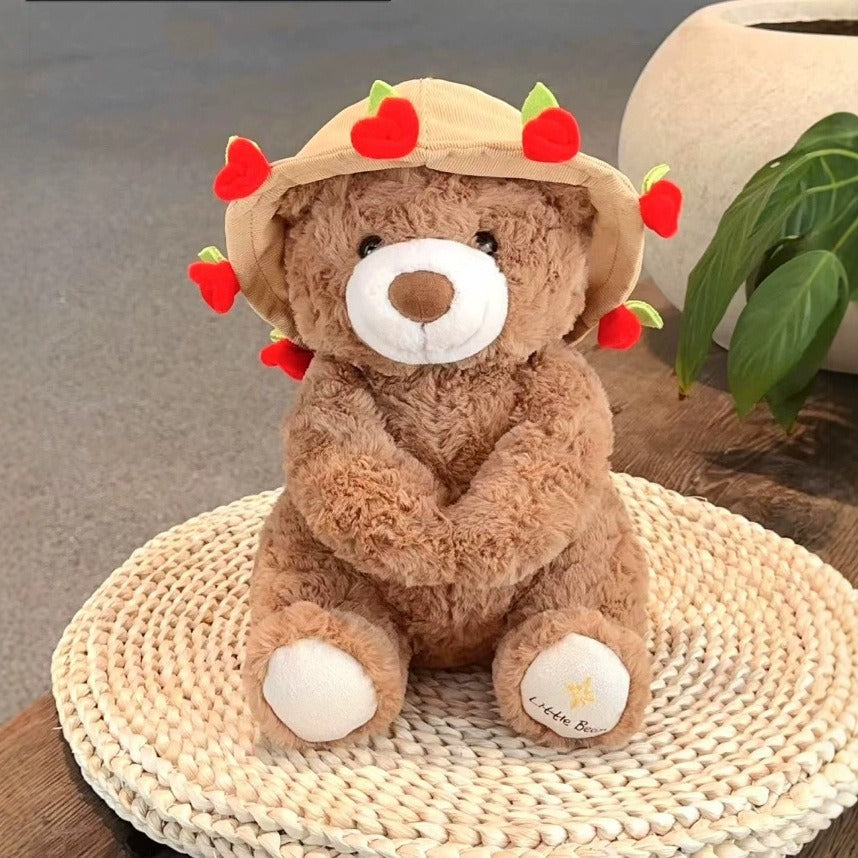 Rose Bouquet Teddy Bear Plush | Home Decor