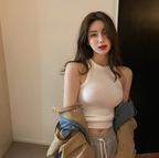 Women's High Neck Crop Top Tank
