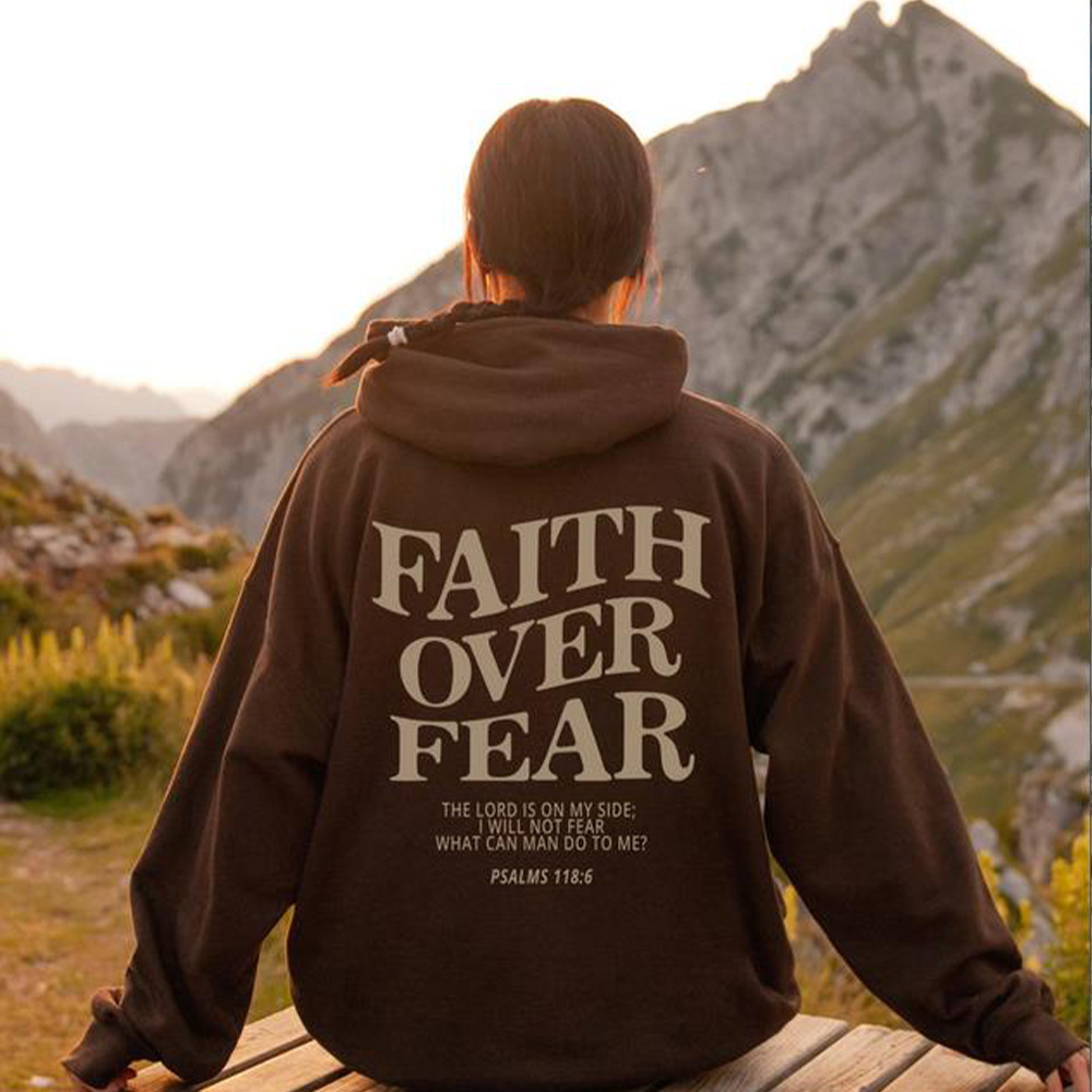Faith Over Fear Hoodie | Faith Streetwear