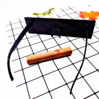 Rectangle Mosaic Sunglasses and Straight Frame Shades