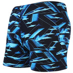 Large Loose Fit Adult Swim Shorts with Beach Print