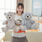 Two-Tone Plush Teddy Bear Zoo Collectible Toy | Home Decor