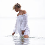2019 Candy Color Beach Cover-Up with Bamboo Cotton