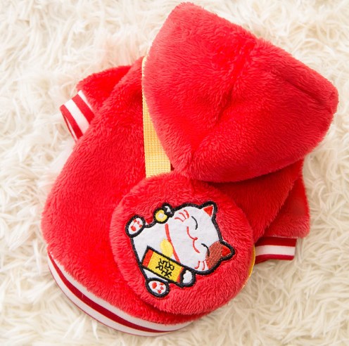Carrot Satchel Dog Clothes for Autumn and Winter