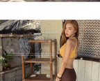 Korean High-Waist High-Neck Bikini