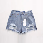 Ripped Denim Shorts for Women - Hot Pants Leggings