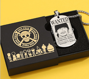 One Piece Dog Tag Necklace in Stainless Steel (Single) | Jewelry