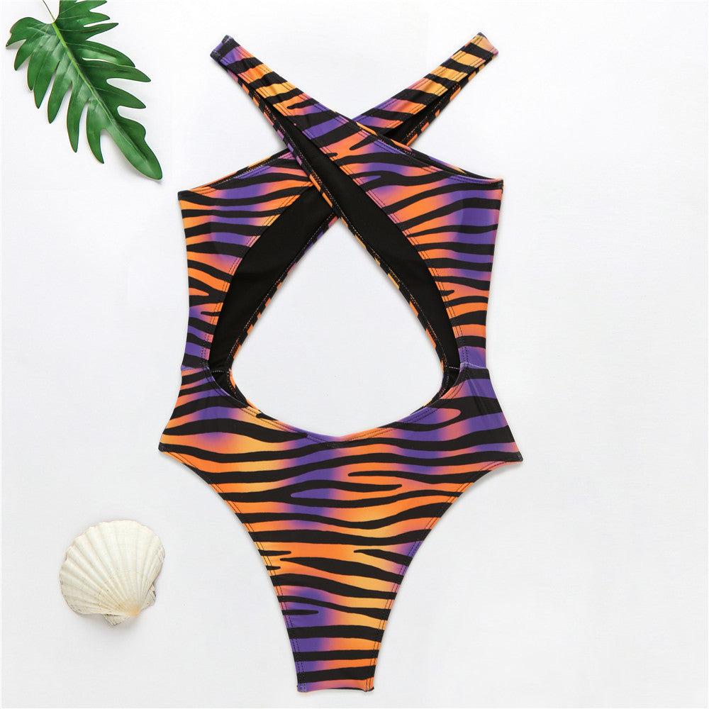 2020 New Sexy Cross One-Piece Bikini for Women