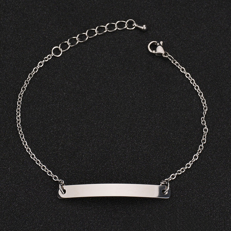 "Let Go & Let God Steel Bracelet" | Christian Jewelry