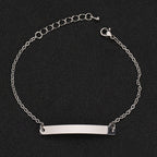 "Let Go & Let God Steel Bracelet" | Christian Jewelry