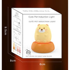 Voice-Controlled Cartoon Night Light for Kids - Silicone LED Lamp