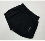 Women's High Waist Quick Dry Mesh Sports Shorts with Pockets