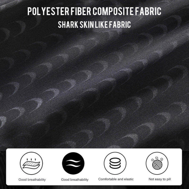 Men's Sharkskin Quick-Dry Swim Boxer Shorts
