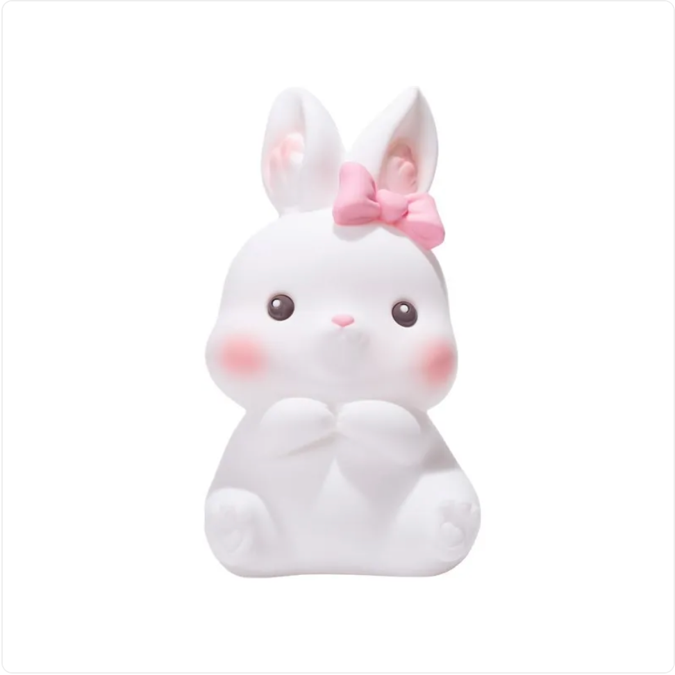 Rechargeable Easter Bunny Nightlight - Holiday Kids LED Lamp