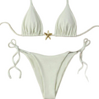 Lace-Up Bikini Swimsuit for Women