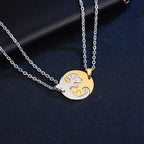 Yin Yang Dog Couple Necklace | Jewelry