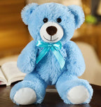 Seven Color Teddy Bear Doll Ribbon Bear Doll Foreign Trade Bow Doll Wedding Shower Doll | Home Decor
