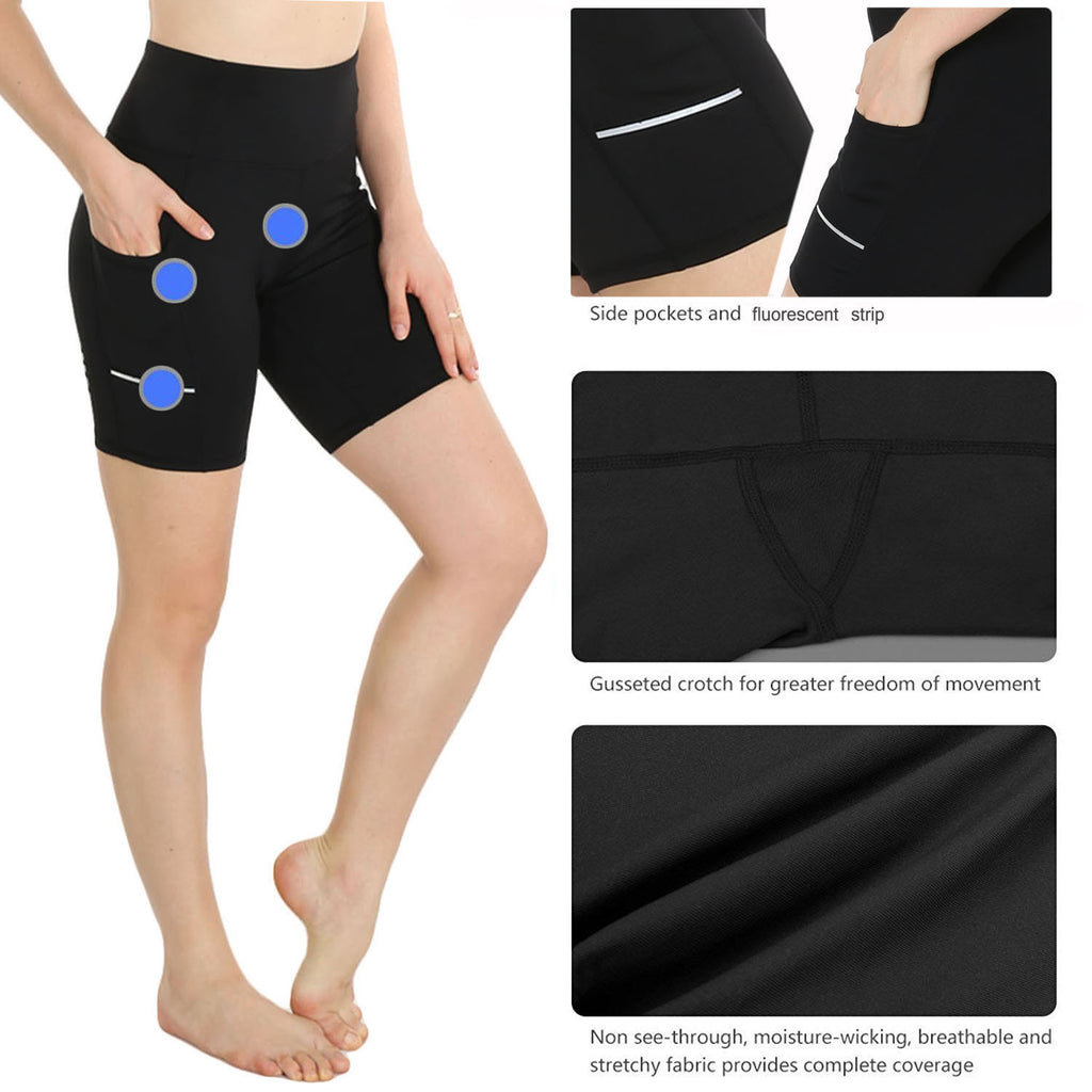 Women's Quick-Dry Yoga and Fitness Shorts for Sports