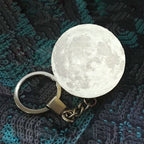 Moon Lamp Keychain with Glow Feature | Accessory