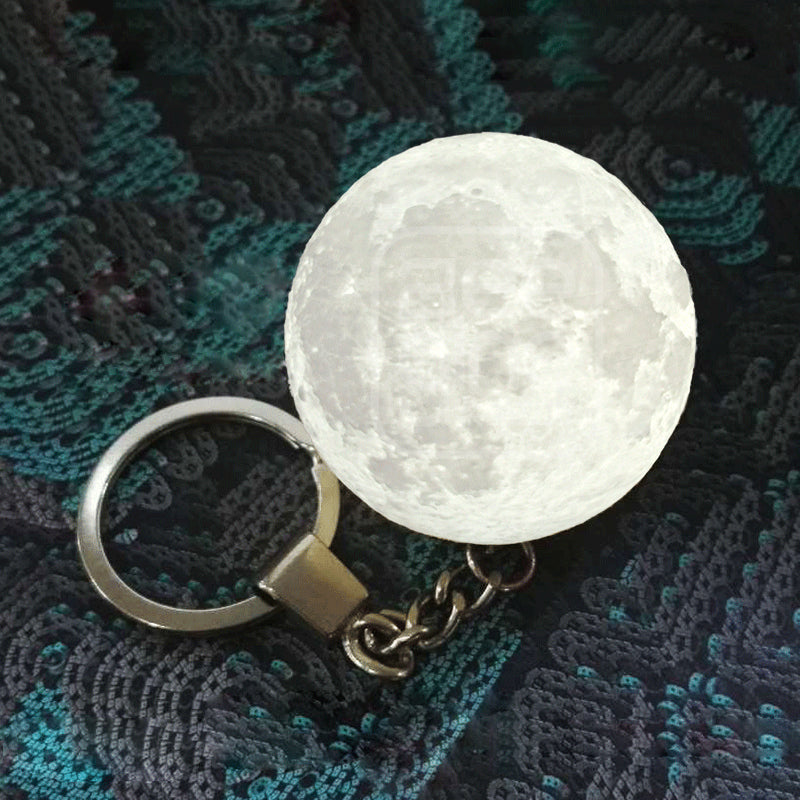 Moon Lamp Keychain with Glow Feature | Accessory