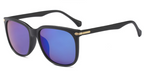 Clear Frame Round Sunglasses