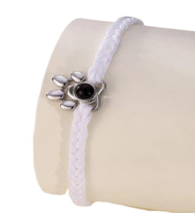 Dog Claw Projection Bracelet with Engraved Photo
