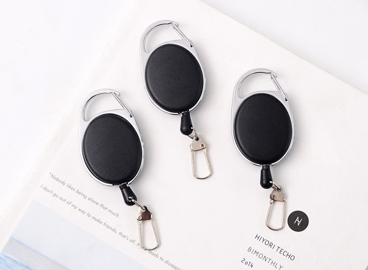 Retractable Keychain with Creative Steel Wire Rope | Accessory