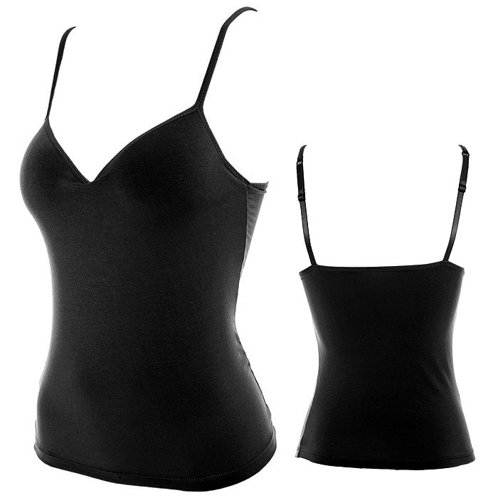 Women's Lace Modal Camisole with Built-In Cups, Plus Size