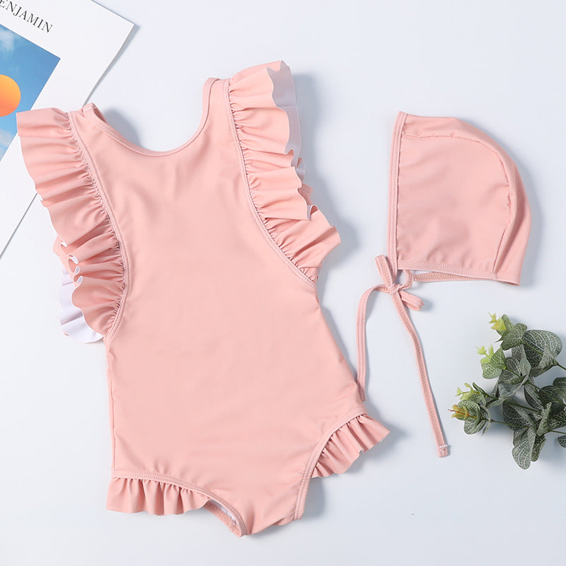 Girls' Ruffle One-Piece Swimsuit