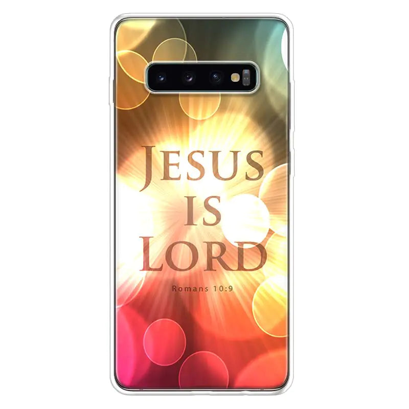 God Jesus Pray Phone Case for Samsung Galaxy S20-S24 | Protective Cover