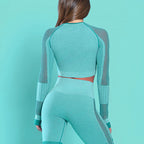 Mesh Crop Top T-Shirt for Yoga and Fitness Wear