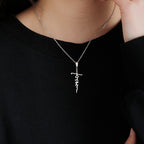 Stainless Steel Christian Cross Pendant Necklace (1pc) | Christian Jewelry