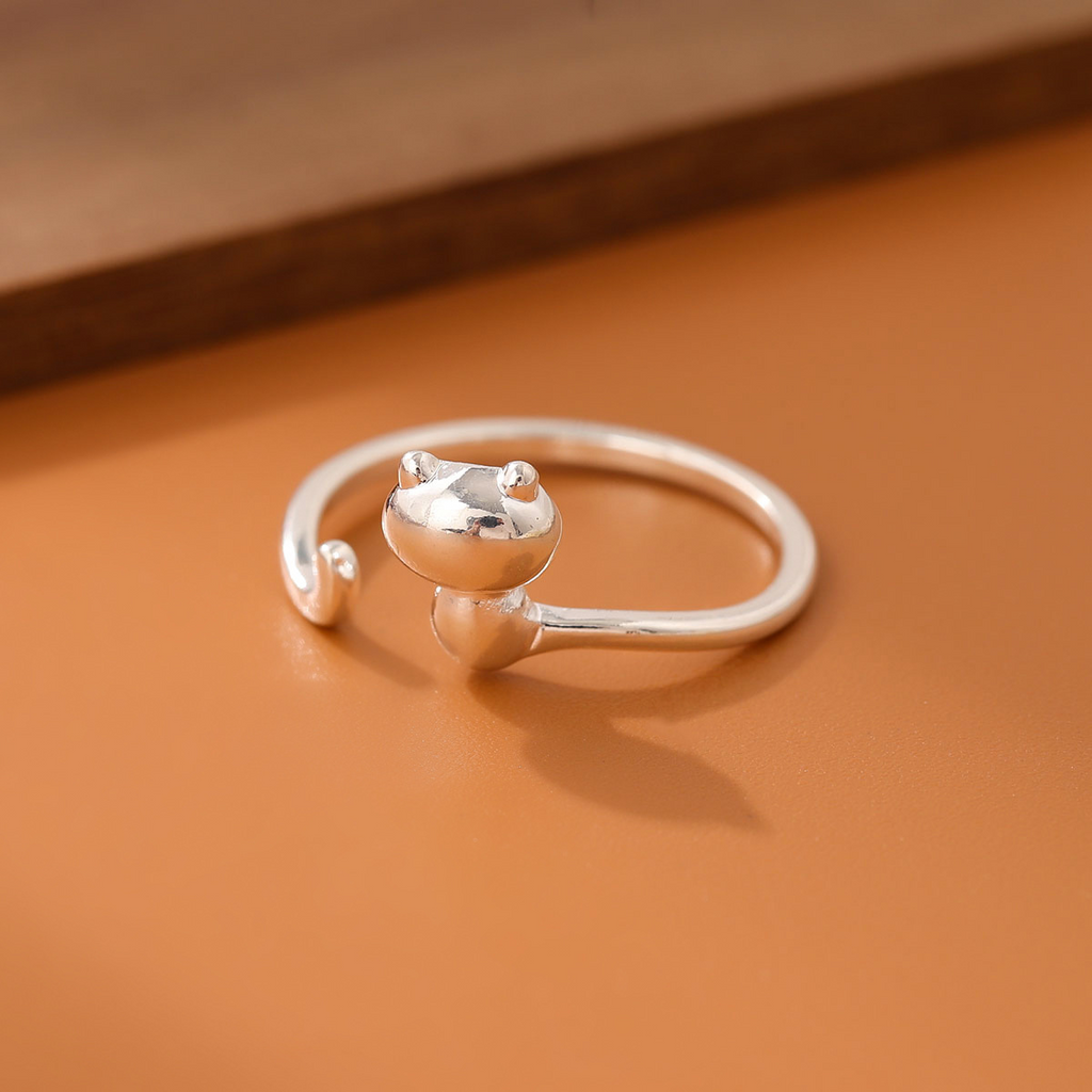 Cute Fashion Cat Simple Ring Female | Jewelry