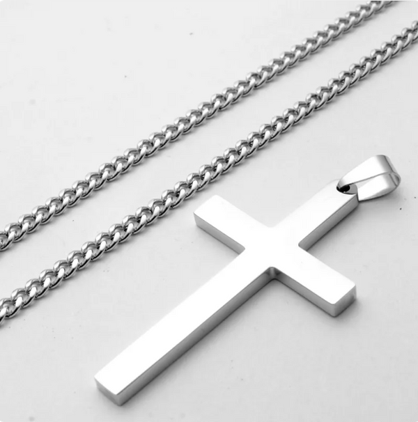 Minimalist Cross Pendant Necklace | Christian Jewelry